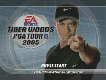 Tiger Woods PGA Tour 2005 (Disc 1) screen shot title